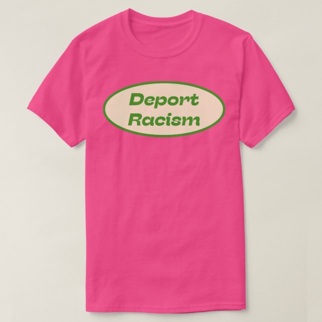 T-shirt Expulser le racisme (Design devant)