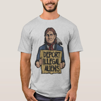 T-shirt Expulsez la chemise d'immigrés clandestins