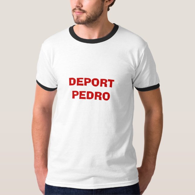 T-SHIRT EXPULSEZ PEDRO (Devant)