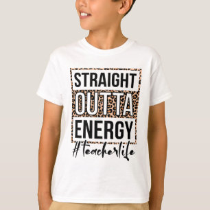 T-shirt Exta Enseignant Vie Dernière Journée De Cadeau De