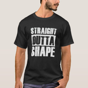T-shirt Extérieur Droit Forme Drôle Exercice d'entraîne