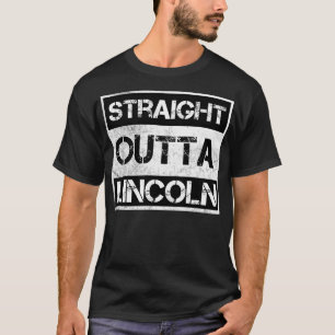 T-shirt Extérieur droit Lincoln Nebraska Vintage désorgani