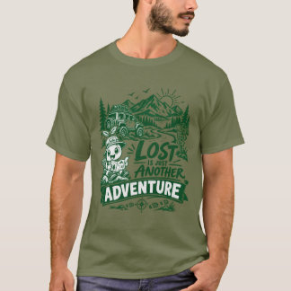 T-Shirt extérieur 'Perdu n'est qu'une autre aventu