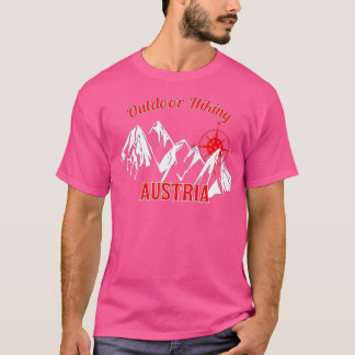 T-shirt Extérieur Randonnée Austria Mountain Compass