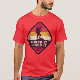 T-shirt Extérieur Randonnée Il A Aimé Il Hiker Randonnée