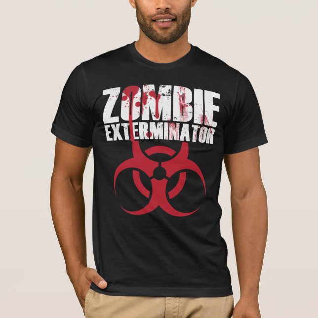 T-shirt Exterminateur de zombi (Devant)