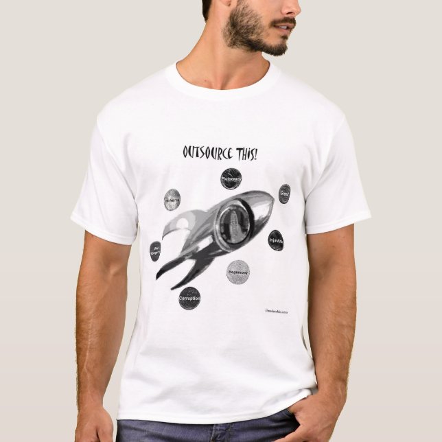 T-shirt Externalisez ceci ! (Devant)