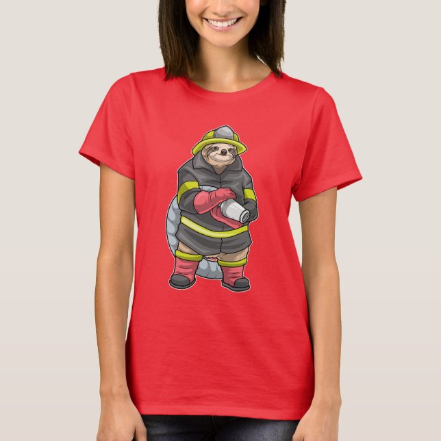 T-shirt Extincteur de pompier Sloth (Devant)