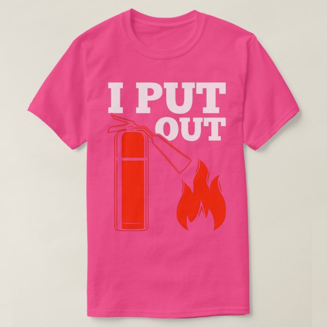 T-shirt Extincteur d'incendie Fireman Funny Firefighter Ci (Design devant)