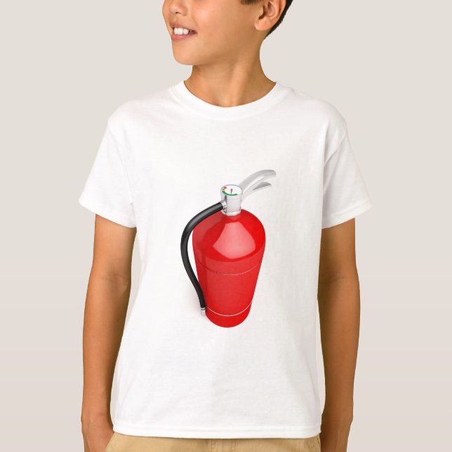 T-shirt Extincteur sur le blanc (Devant)