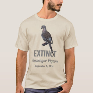 T-shirt Extinction de pigeon passager