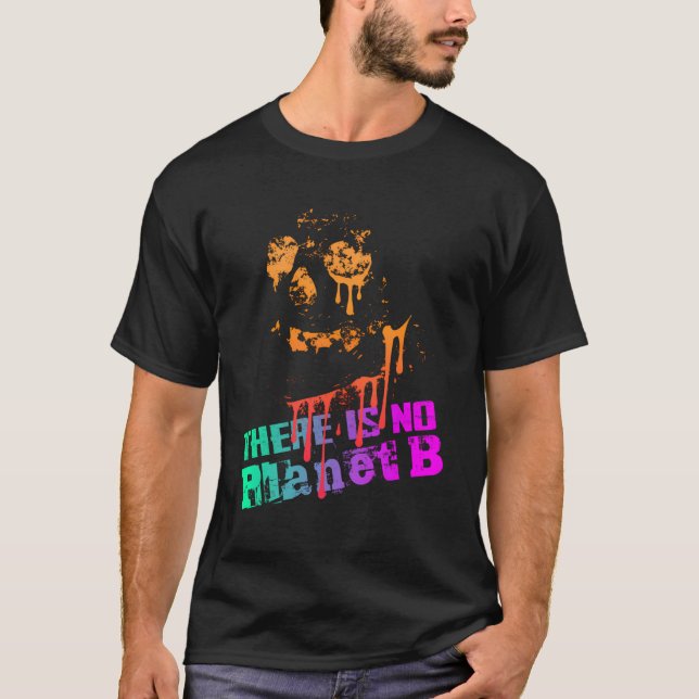 T-shirt Extinction Il N'Y A Pas De Planète B - Changement  (Devant)