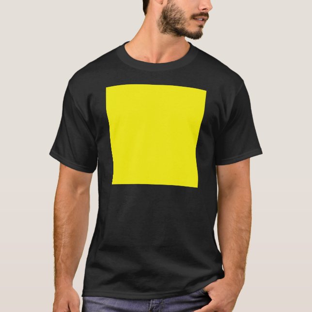 T-shirt Extra Bright Yellow (Devant)