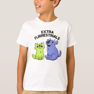 T-shirt Extra Furrestries Funny Alien Furry Pet