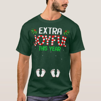 T-shirt Extra Joyful This Year Pregnancy Announcement Chri