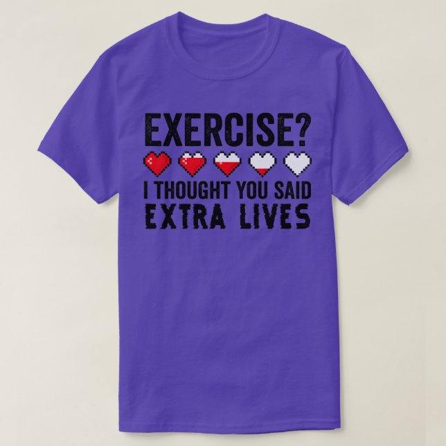 T-shirt Extra Lives Funny Video Game Controller Retro  Boy (Design devant)
