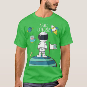 T-shirt Extra Space Explorer Cadeau pour enfants garçons f