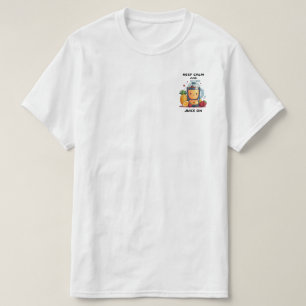T-shirt Extracteur de jus de fruits Gardez votre calme et 