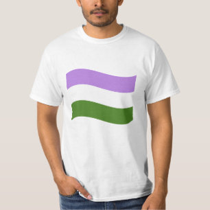 T-SHIRT EXTRACTION DU DRAPEAU GENDERQUEER