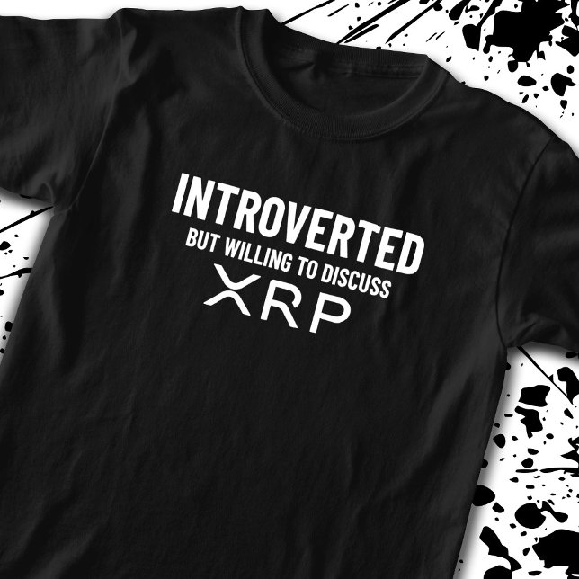 T-shirt Extrait amusant du devis de mème XRP Cryptomonnaie (Créateur téléchargé)