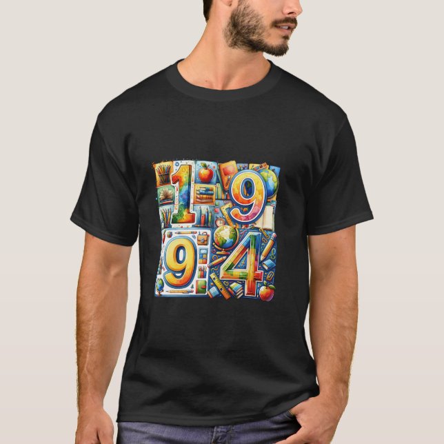 T-shirt Extraordinaire 1994 Enseignant Anniversaire Enseig (Devant)