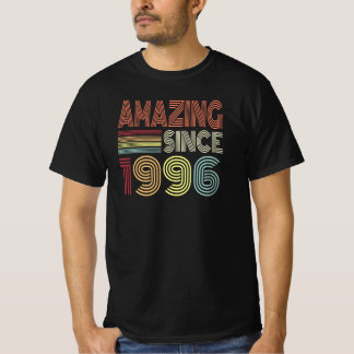 T-shirt Extraordinaire Depuis 1996 Retro Né En 1996 Annive