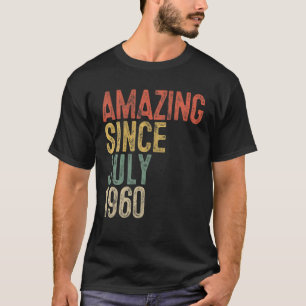 T-shirt Extraordinaire Depuis Juillet 1960 60E Cadeau Anni