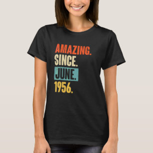 T-shirt Extraordinaire depuis juin 1956 66 ans 66e anniver