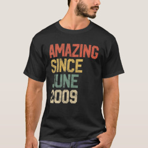 T-shirt Extraordinaire Depuis Juin 2009 Enfants 12E Annive