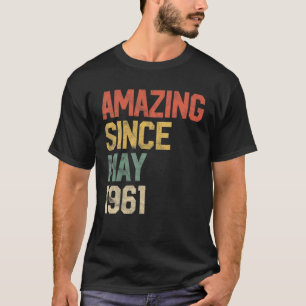 T-shirt Extraordinaire Depuis Mai 1961 Hommes Femme 60E An
