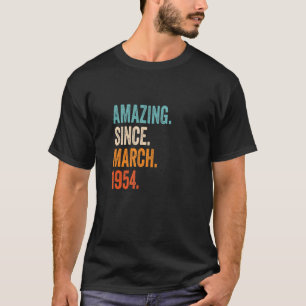 T-shirt Extraordinaire depuis mars 1954 69e anniversaire
