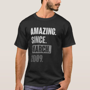 T-shirt Extraordinaire depuis mars 2009 Anniversaire 14ème