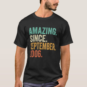 T-shirt Extraordinaire depuis septembre 2006 16 ans 16e Bi