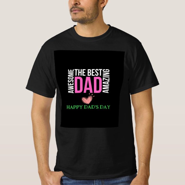 T-shirt Extraordinaire Meilleur Magnifique Dads Jour Perso (Devant)