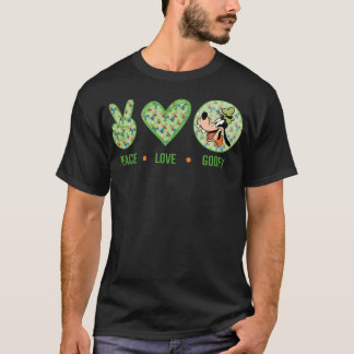 T-shirt Extraordinaire Peace Love Goofy Design