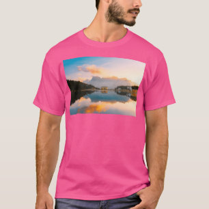 T-shirt Extraordinaire Sunset Lago Di Misurina Italie