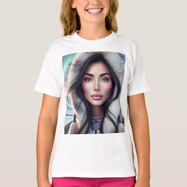 T-shirt Extraordinairement Belle Inuit Femme (Devant)
