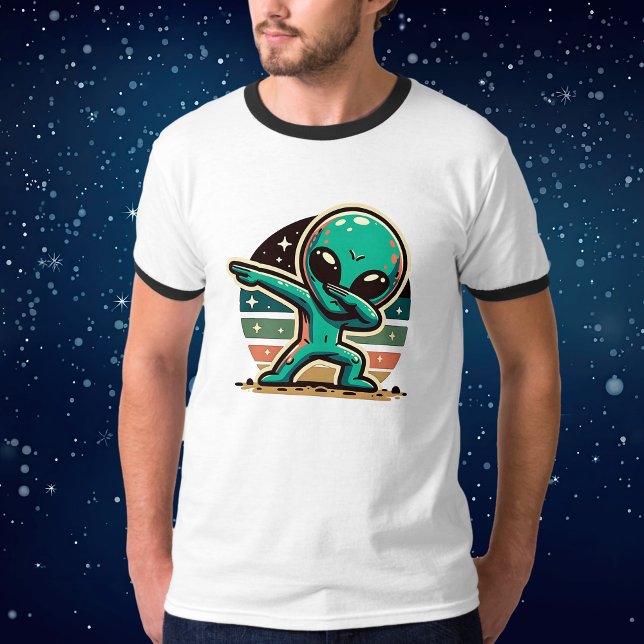 T-shirt Extraterrestre Alien Drôle qui fait le Dab (Créateur téléchargé)