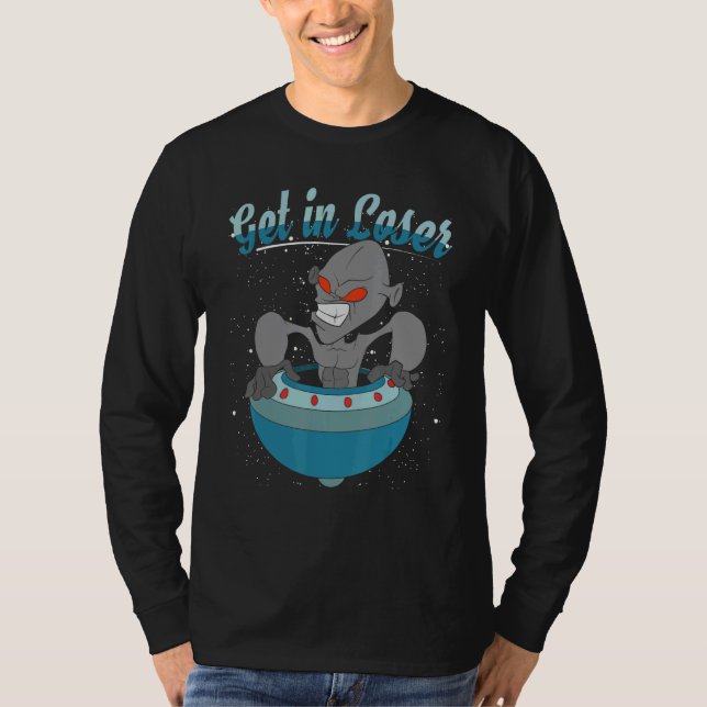 T-shirt Extraterrestre Entrez Perdant Espace Science Ficti (Devant)