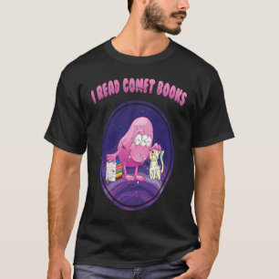 T-shirt Extraterrestres Je lis des livres Comet Animal d