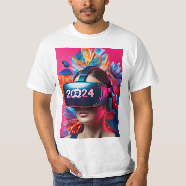 T-shirt "Extravaganza de la fête 2024 : Bonne année (Devant)