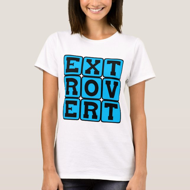 T-shirt Extraverti, Trait de Personnalité (Devant)