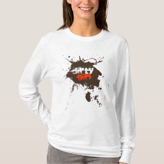 T-shirt extrême de Mudder de fille sale