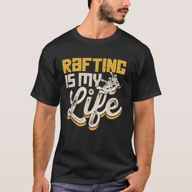T-shirt Extrême eau vive Rafting excitant (Devant)