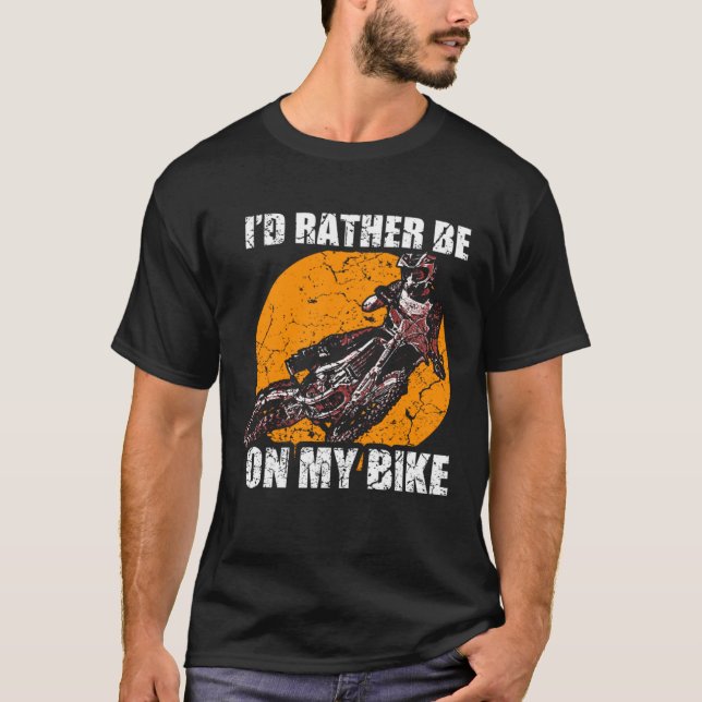 T-shirt Extreme Motocross Gear Motorbike Freestyle Endur (Devant)