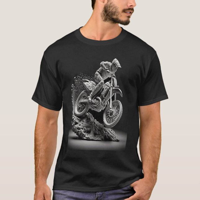 T-shirt Extreme Sports Fans Extreme Sports Motocross Bike  (Devant)