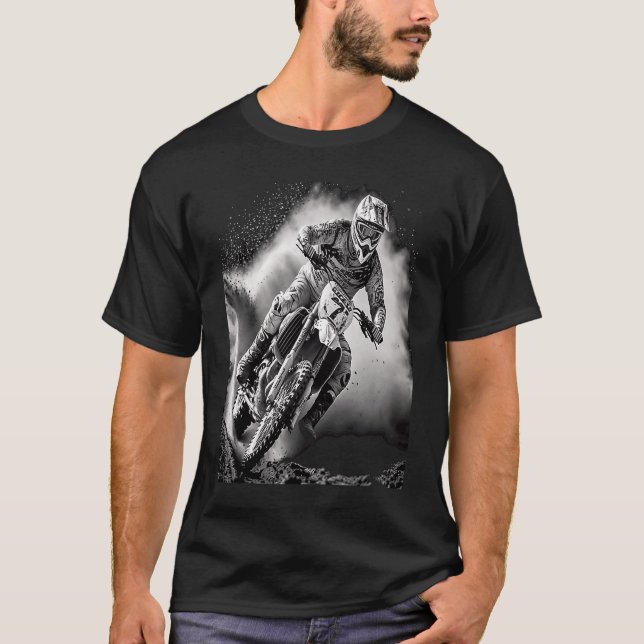 T-shirt Extreme Sports Fans Extreme Sports Motocross Bike  (Devant)
