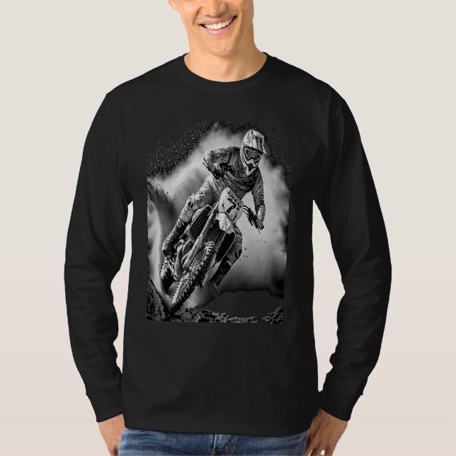 T-shirt Extreme Sports Fans Extreme Sports Motocross Bike  (Devant)