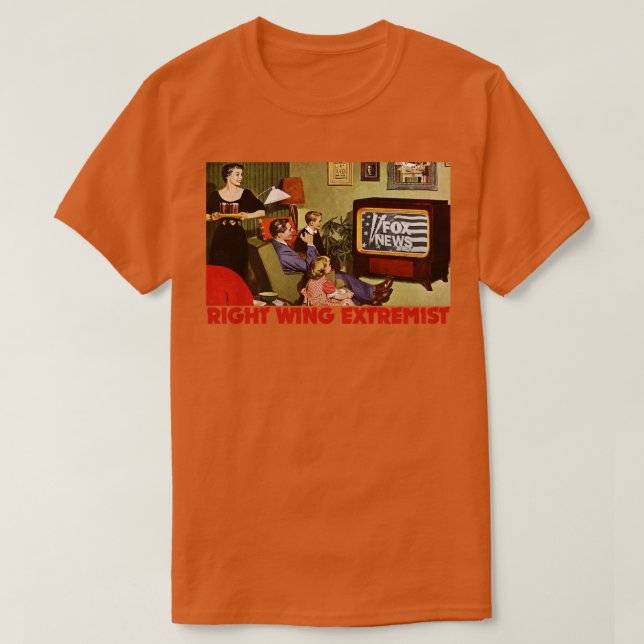T-shirt Extrémiste nucléaire de droite (Design devant)