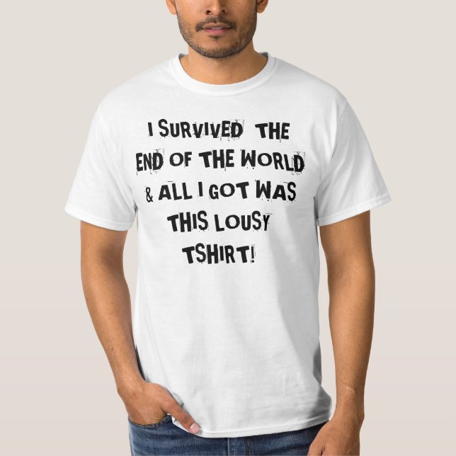 T-SHIRT EXTRÉMITÉ DU SOUVENIR DU MONDE (Devant)